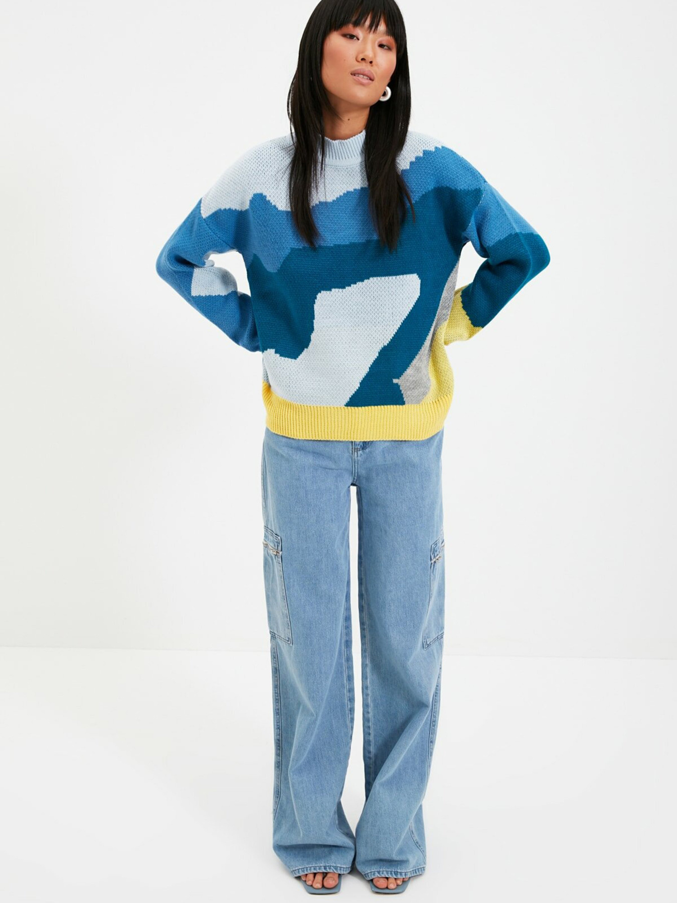 Джемпер Trendyol модель TWOAW22KZ0014/Mavi Фото