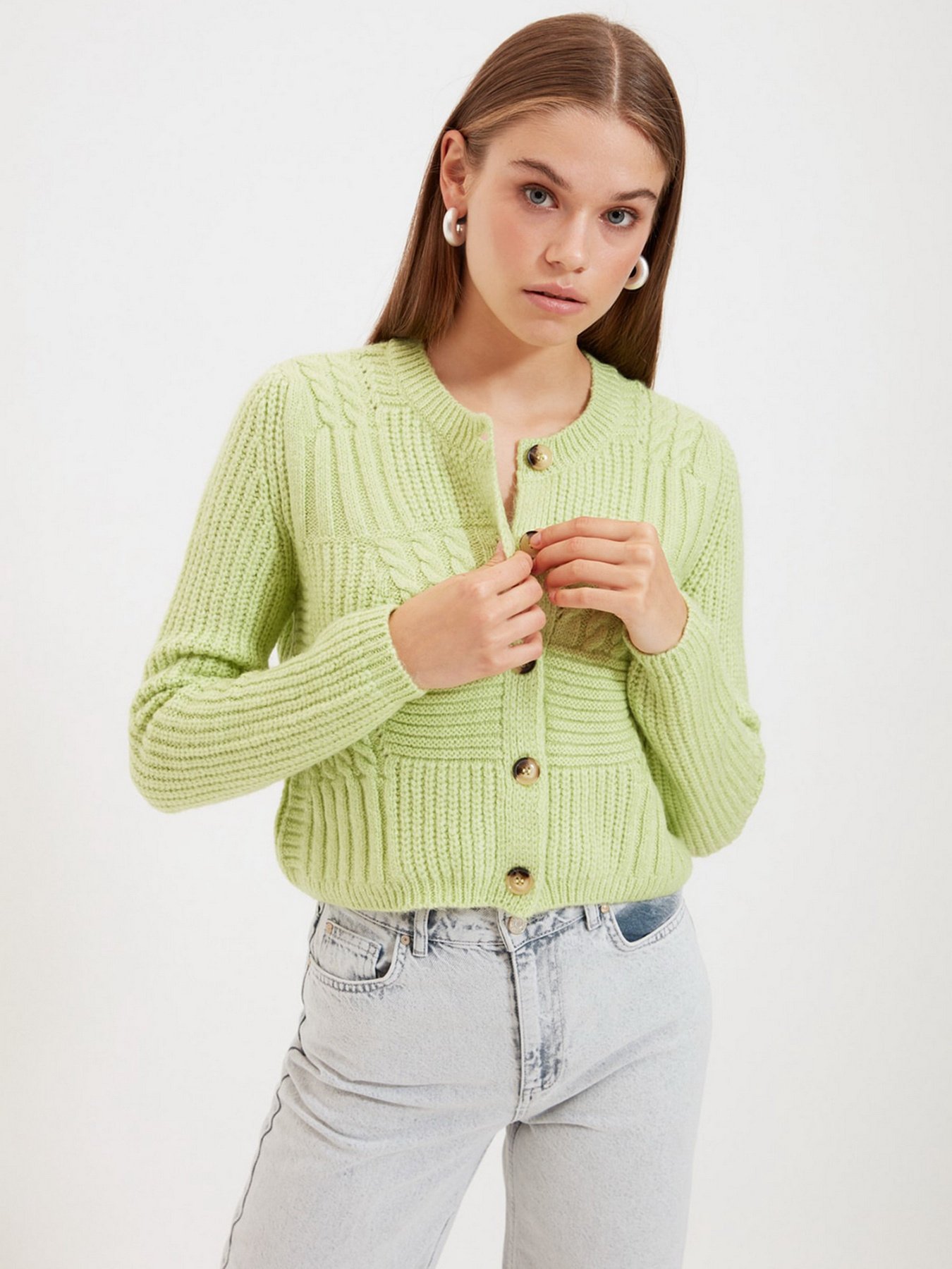 Кардиган Trendyol модель TWOAW22HI0006/Yesil Фото