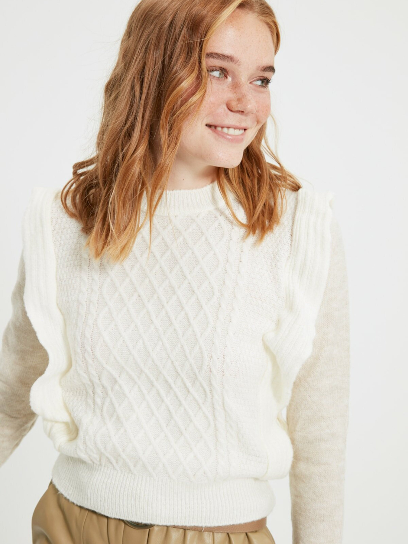 Джемпер Trendyol модель TWOAW22KZ0032/Ekru Фото