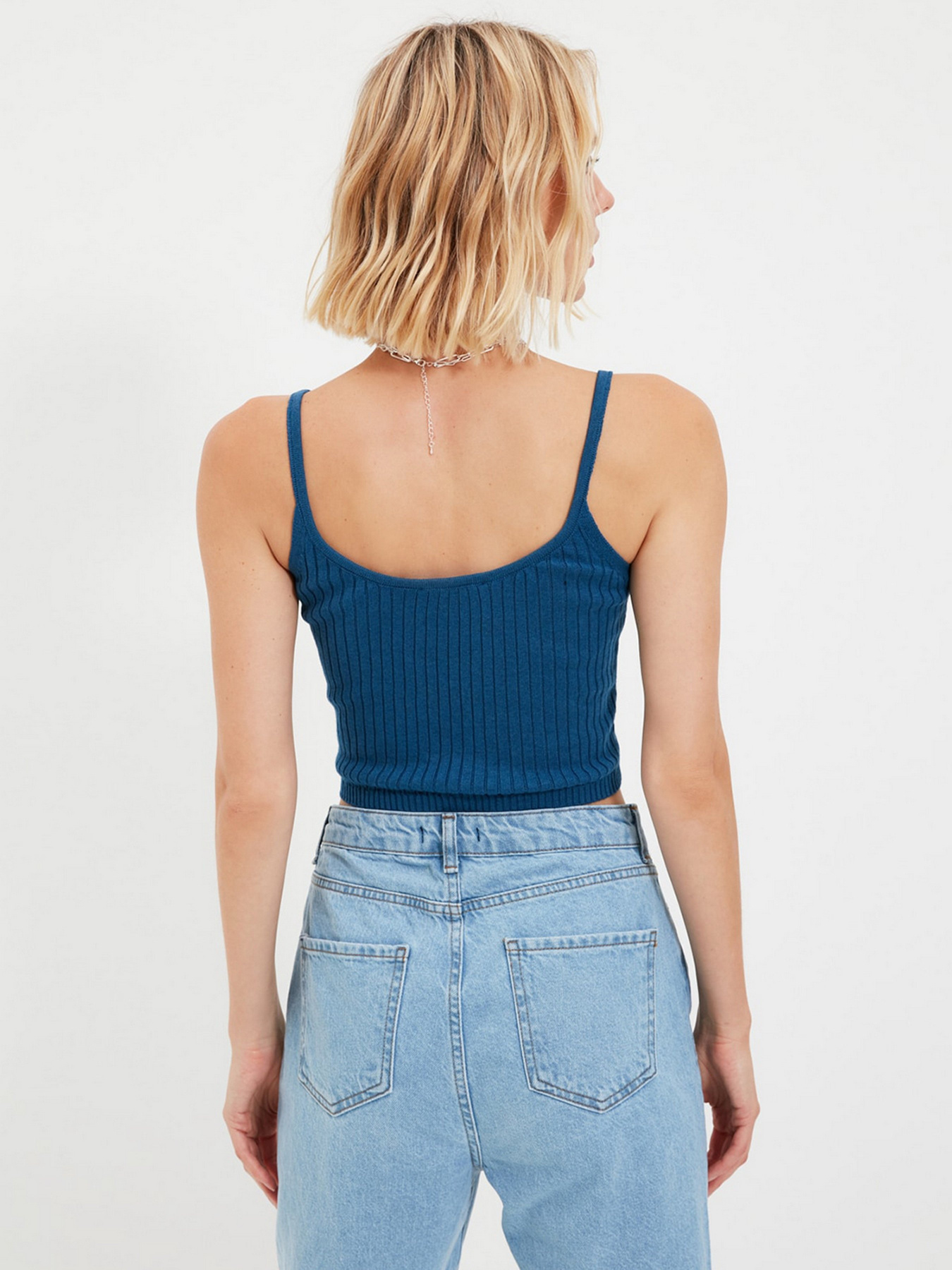 Кардиган Trendyol модель TWOAW22HI0008/Indigo Фото