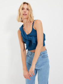 Кардиган Trendyol модель TWOAW22HI0008/Indigo Фото