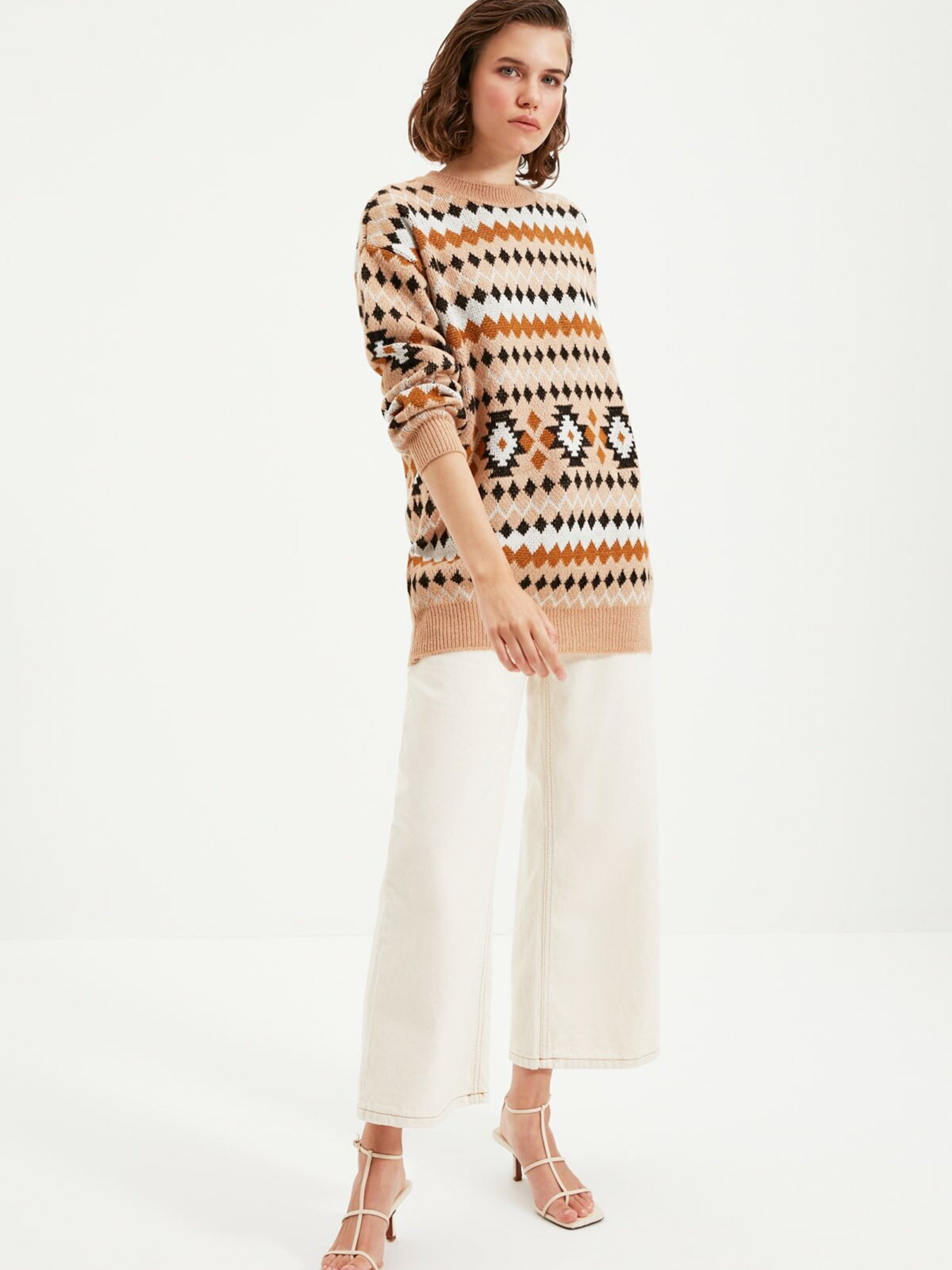 Джемпер Trendyol модель TWOAW22KZ0046/Camel Фото