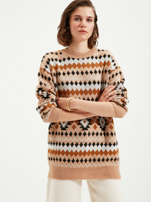 Джемпер Trendyol модель TWOAW22KZ0046/Camel Фото