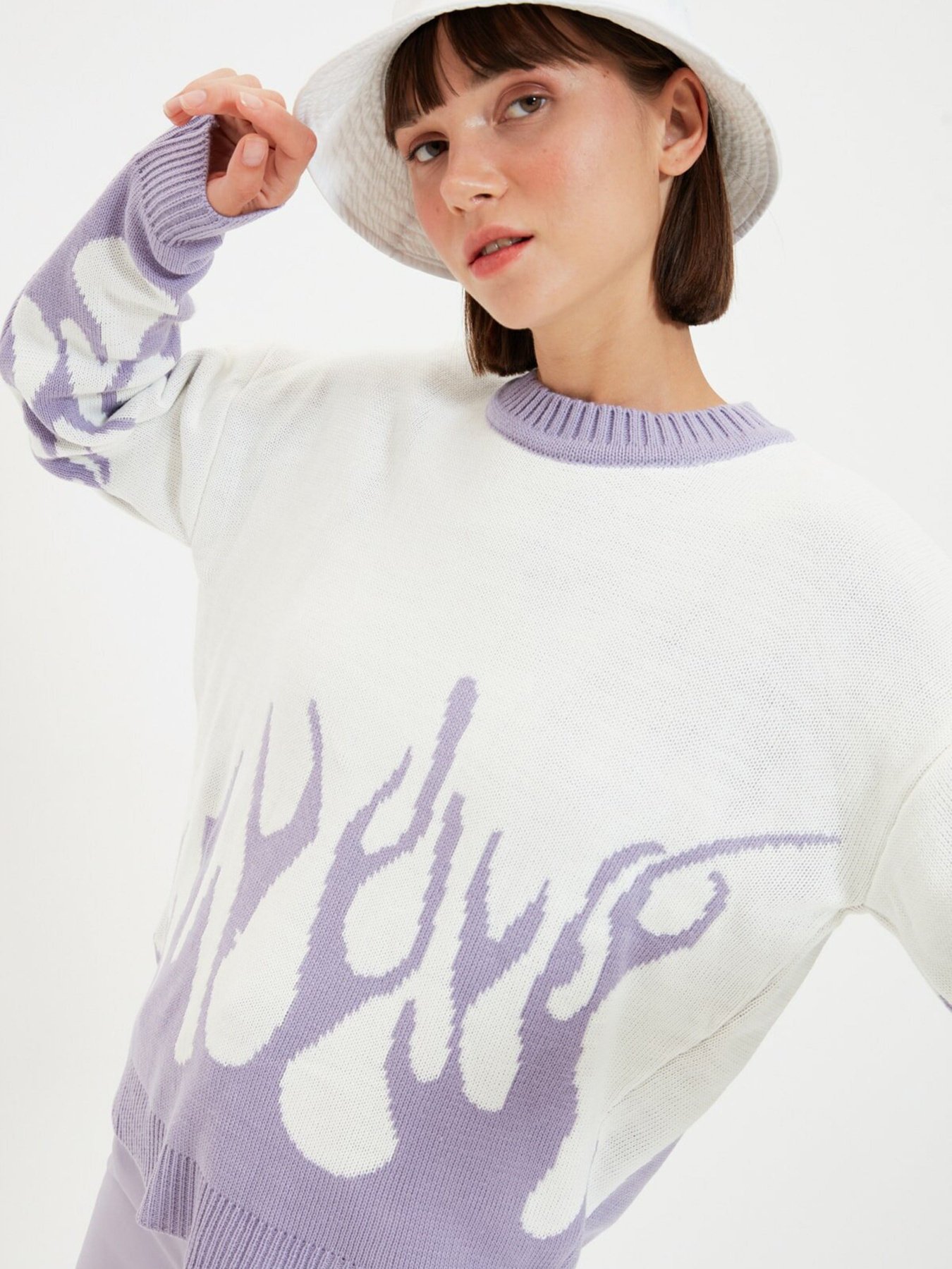 Джемпер Trendyol модель TWOAW22KZ0061/Ekru Фото