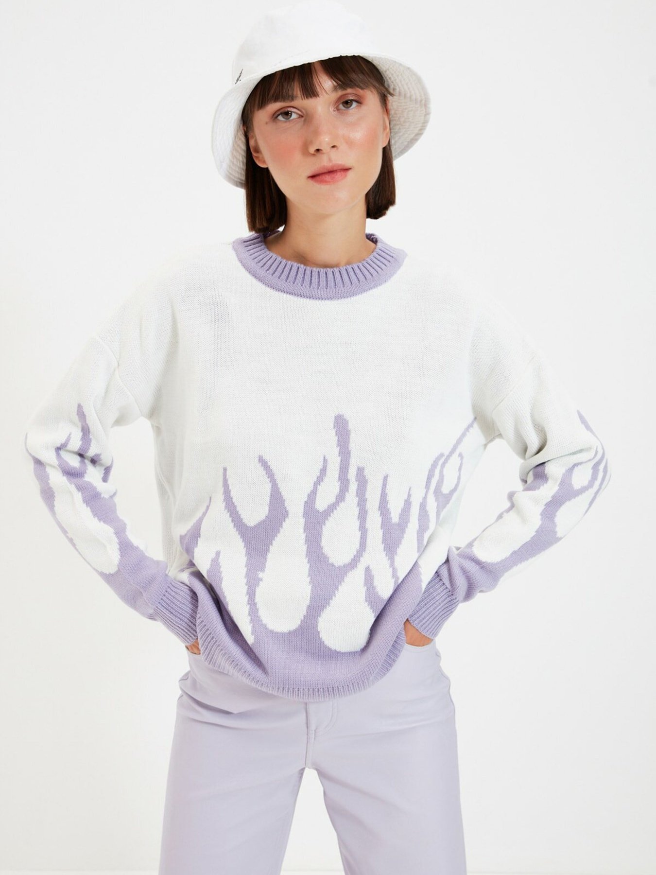 Джемпер Trendyol модель TWOAW22KZ0061/Ekru Фото