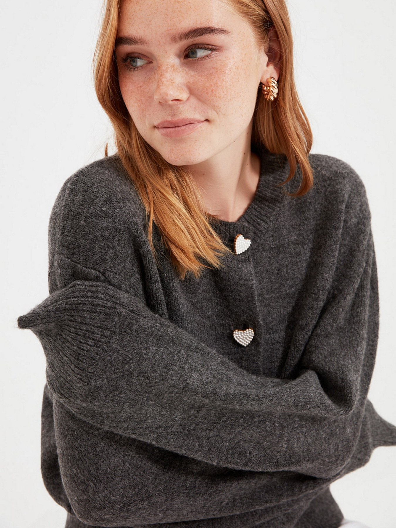 Кардиган Trendyol модель TWOAW22HI0044/Antrasit Фото