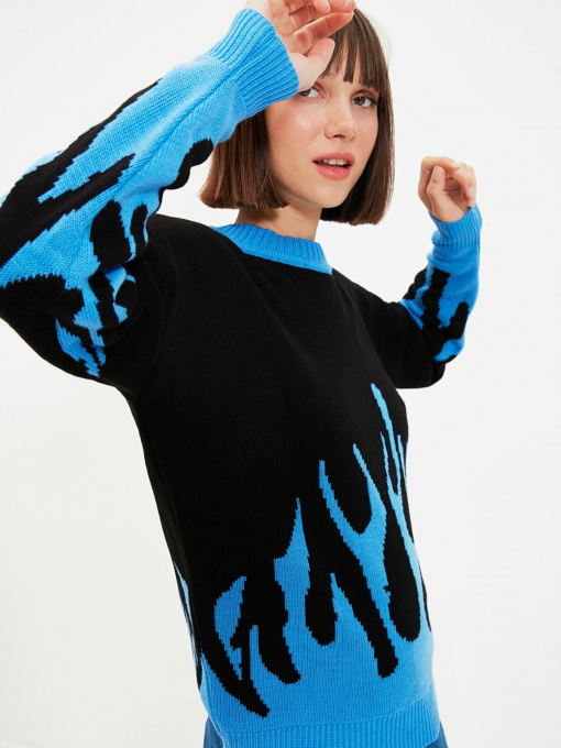 Джемпер Trendyol модель TWOAW22KZ0061/Siyah Фото