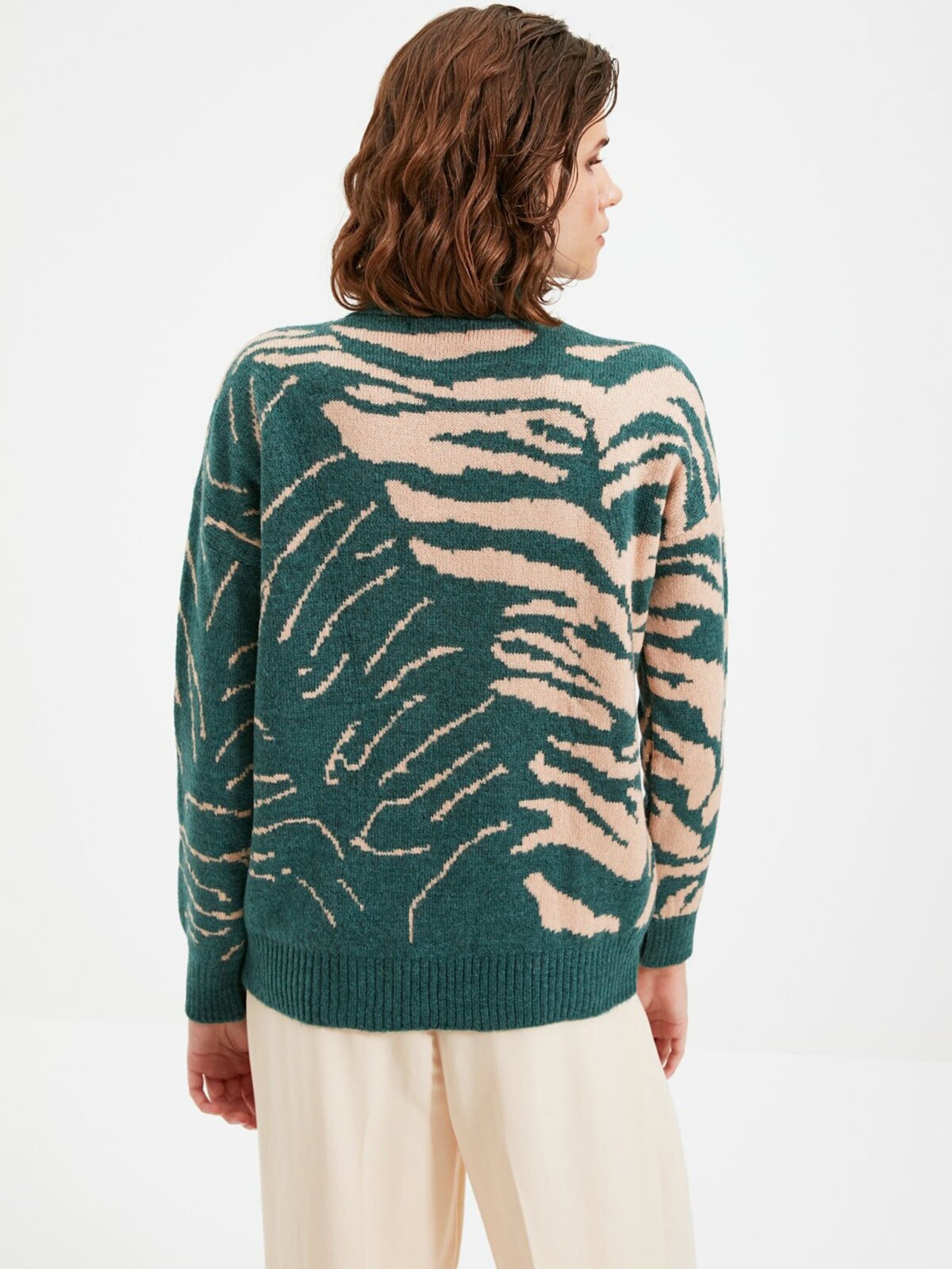 Джемпер Trendyol модель TWOAW22KZ0066/Petrol Фото