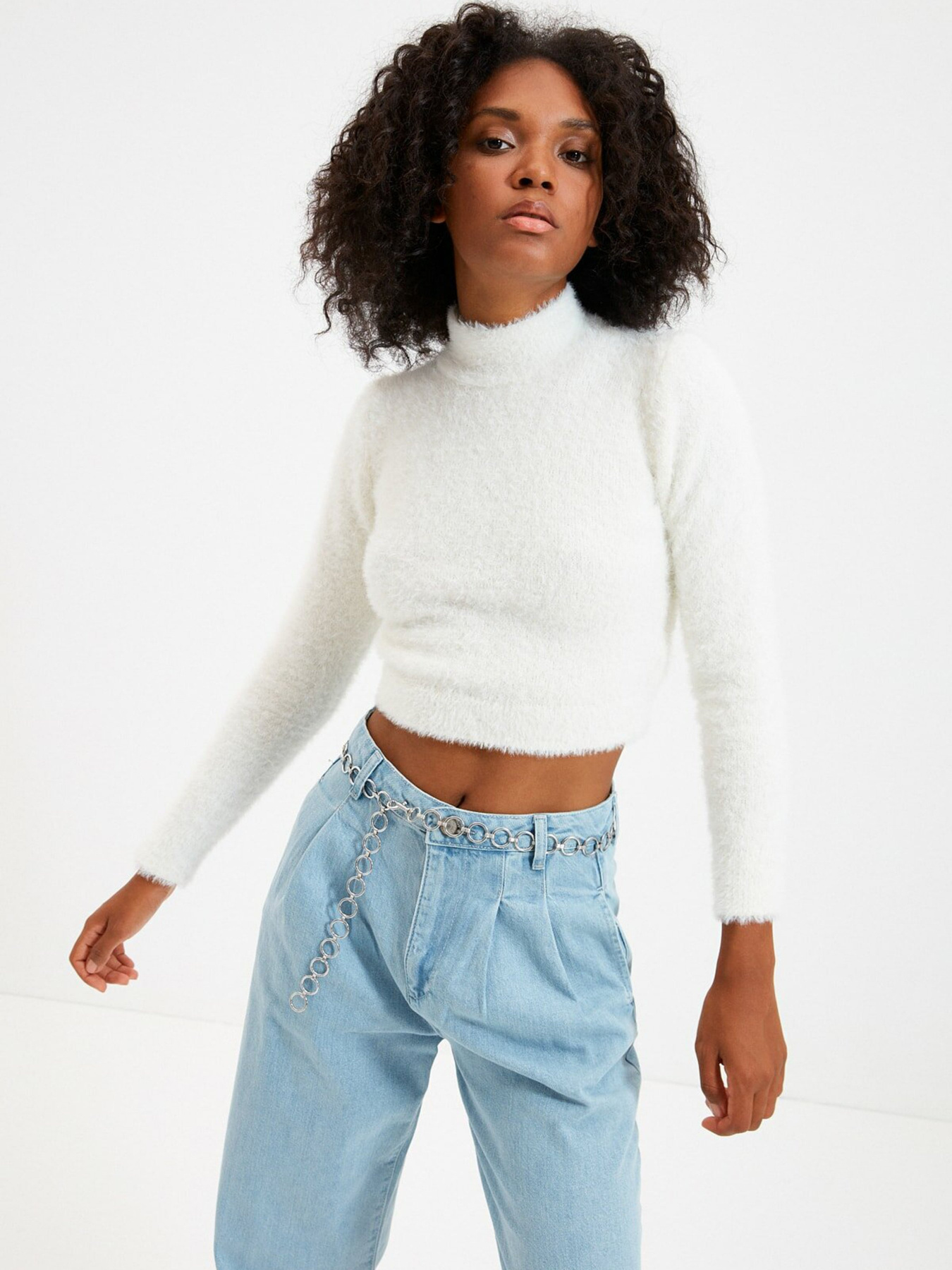 Джемпер Trendyol модель TWOAW22KZ0080/Ekru Фото