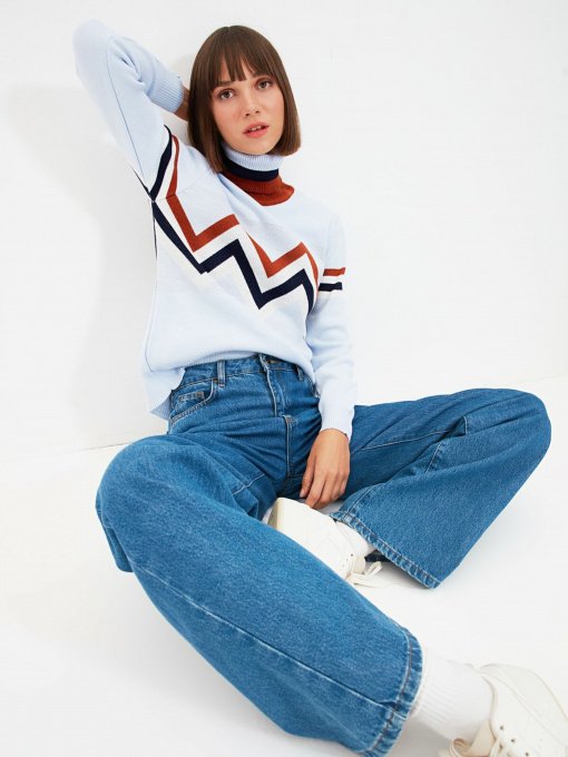 Джемпер Trendyol модель TWOAW22KZ0200/Acik Mavi Фото