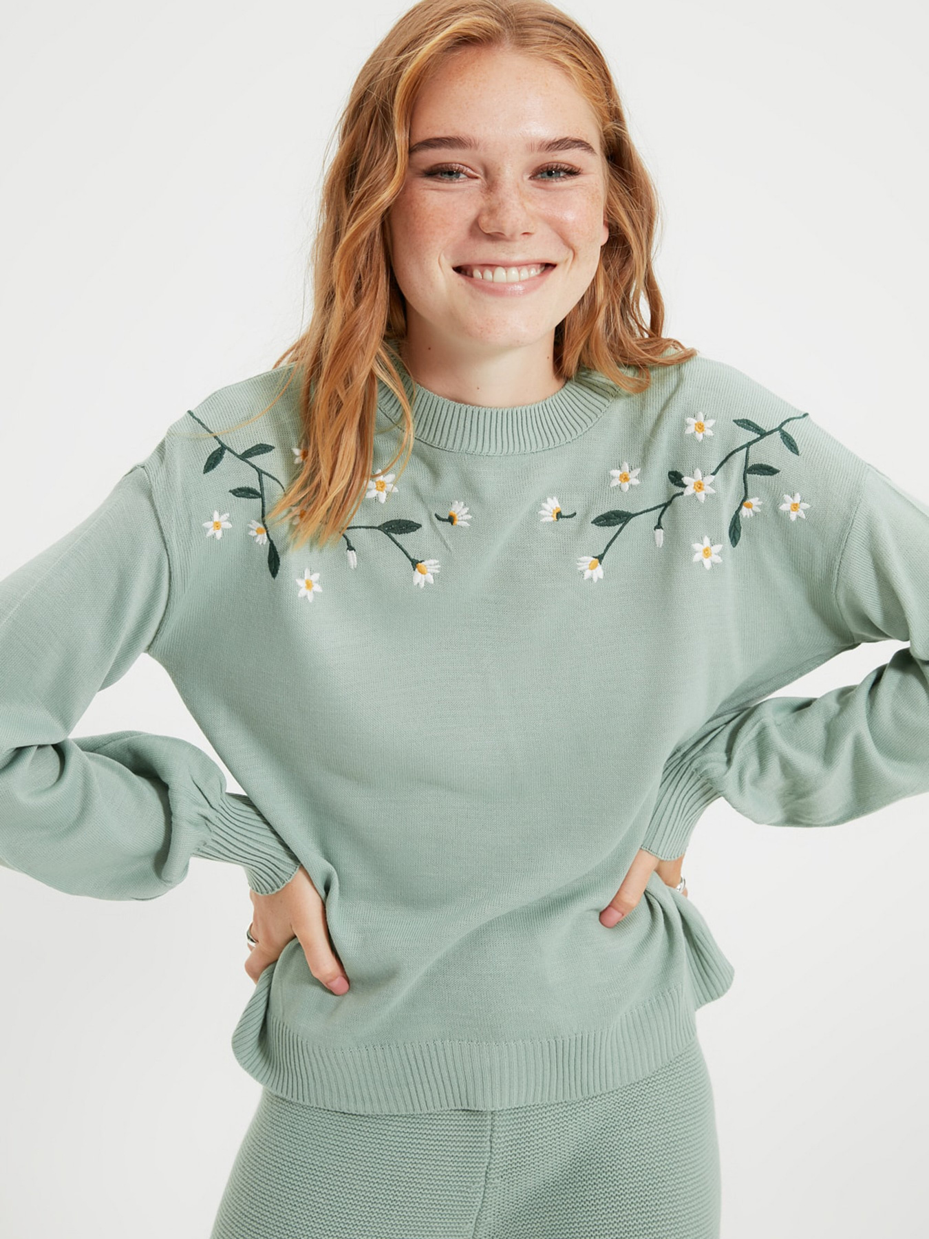 Джемпер Trendyol модель TWOAW22KZ0211/Mint Фото