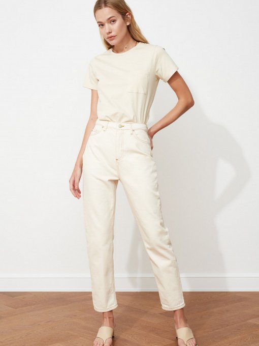 Джинси Trendyol модель TWOSS20JE0200/Ekru Фото