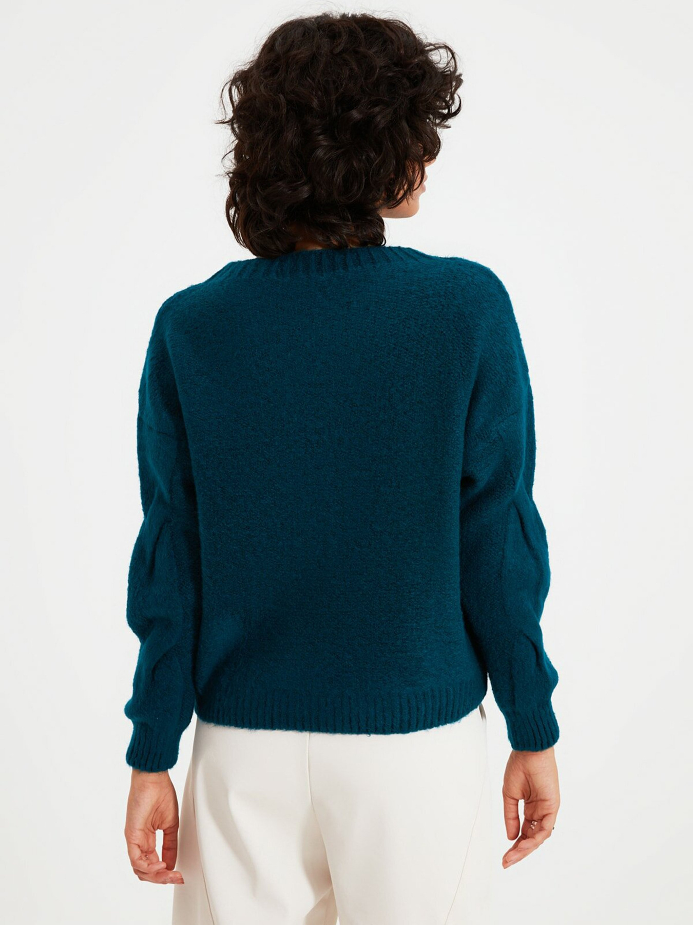 Джемпер Trendyol модель TWOAW22KZ0230/Petrol Фото