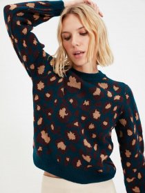 Джемпер Trendyol модель TWOAW22KZ0233/Petrol Джемпер Trendyol модель TWOAW22KZ0233/Petrol Фото