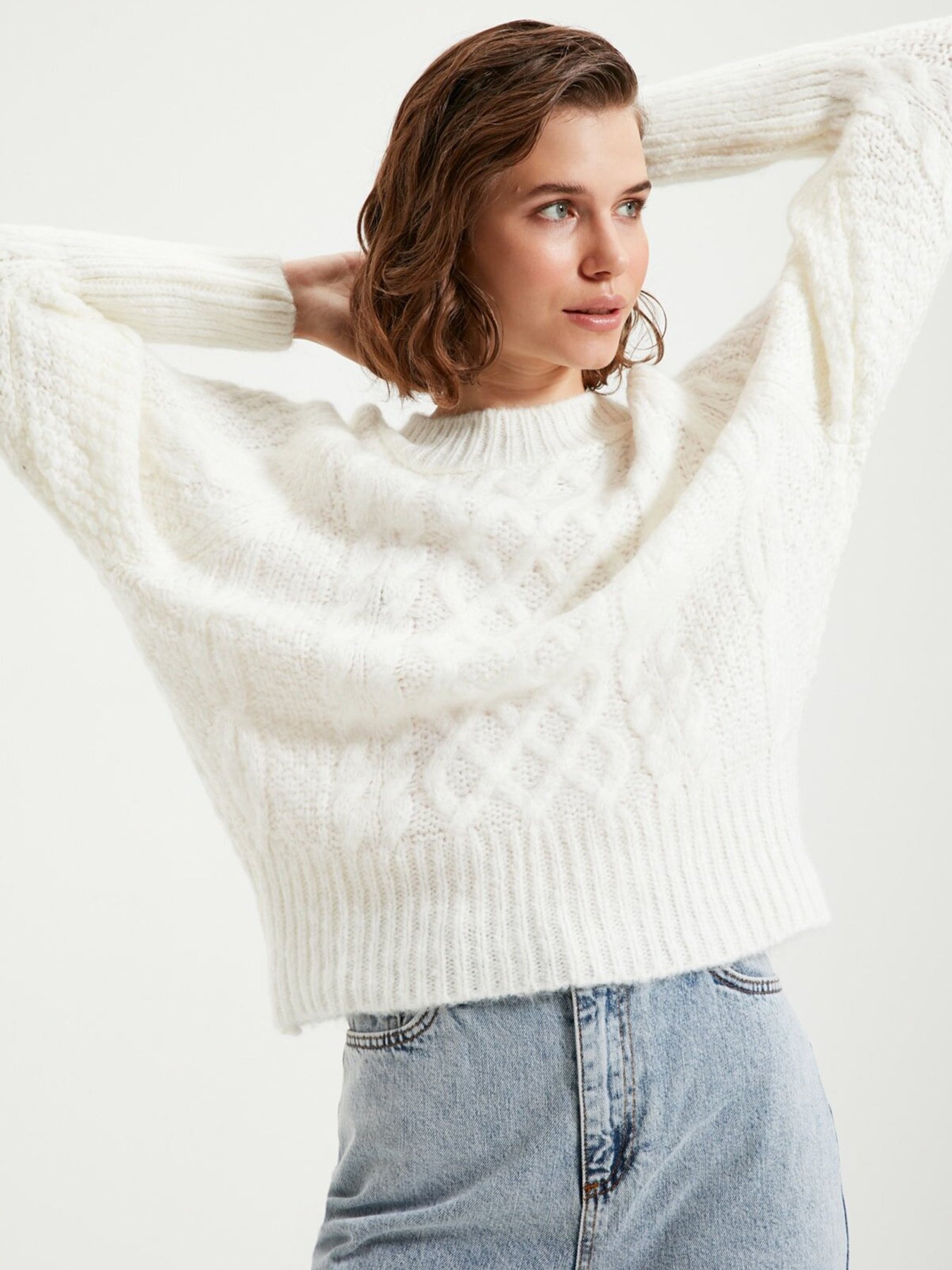 Джемпер Trendyol модель TWOAW22KZ0234/Ekru Фото