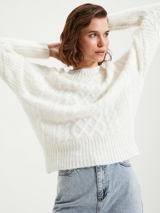 Джемпер Trendyol модель TWOAW22KZ0234/Ekru Фото