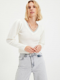 Джемпер Trendyol модель TWOAW22KZ0237/Beyaz Фото