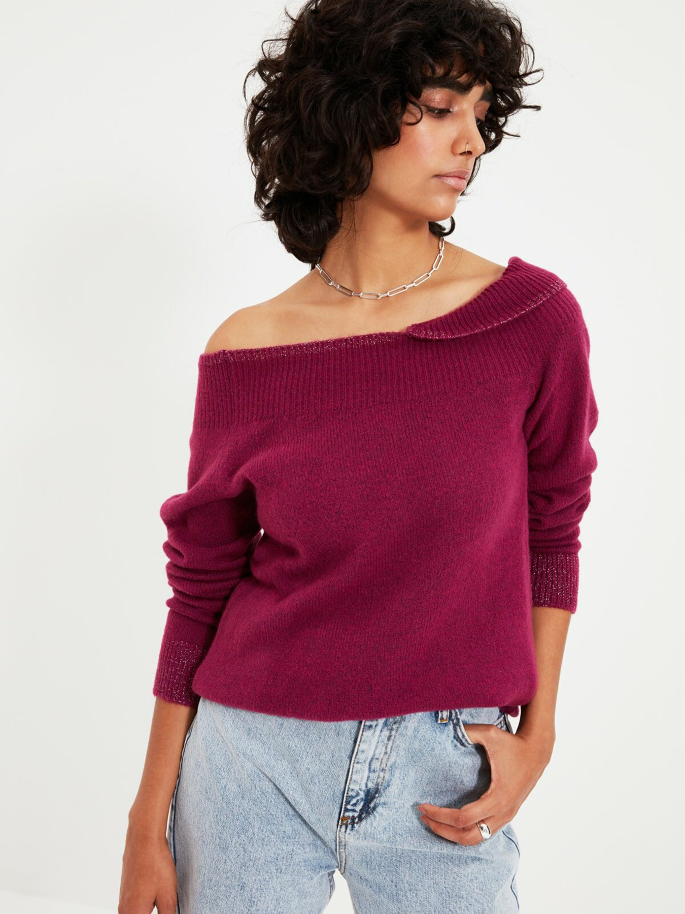 Джемпер Trendyol модель TWOAW22KZ0247/Mor Фото