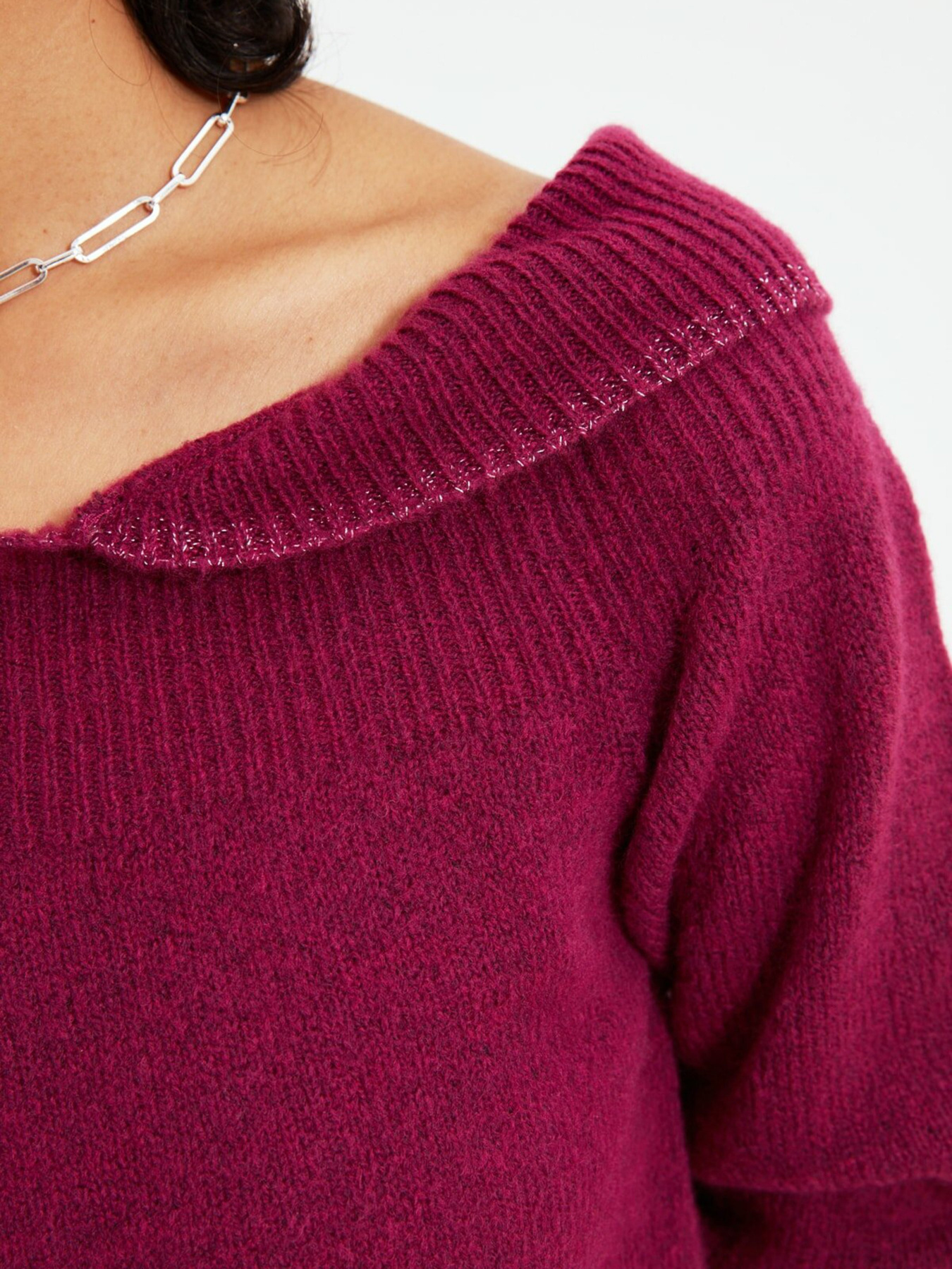 Джемпер Trendyol модель TWOAW22KZ0247/Mor Джемпер Trendyol модель TWOAW22KZ0247/Mor Фото