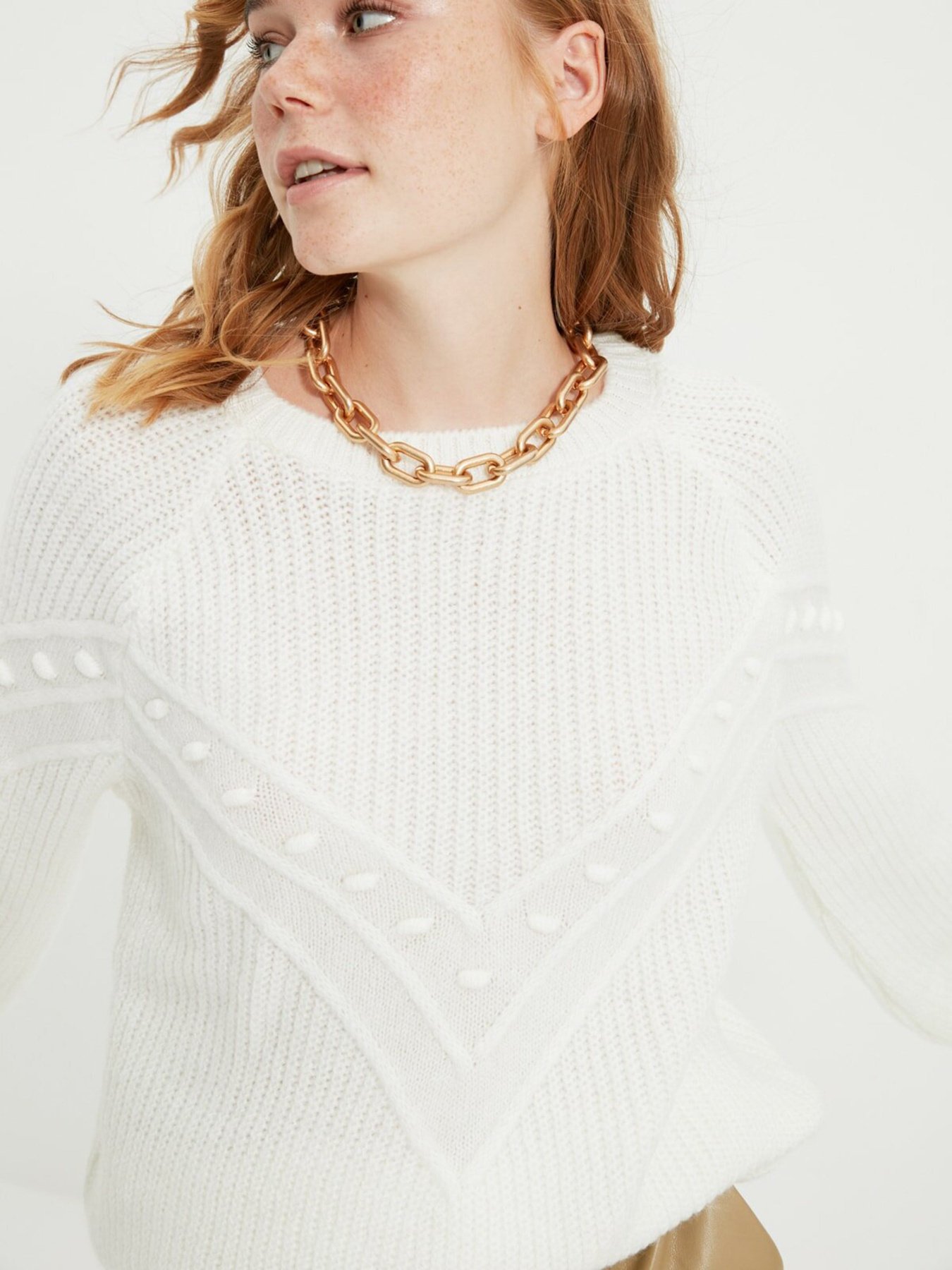 Джемпер Trendyol модель TWOAW22KZ0256/Ekru Фото