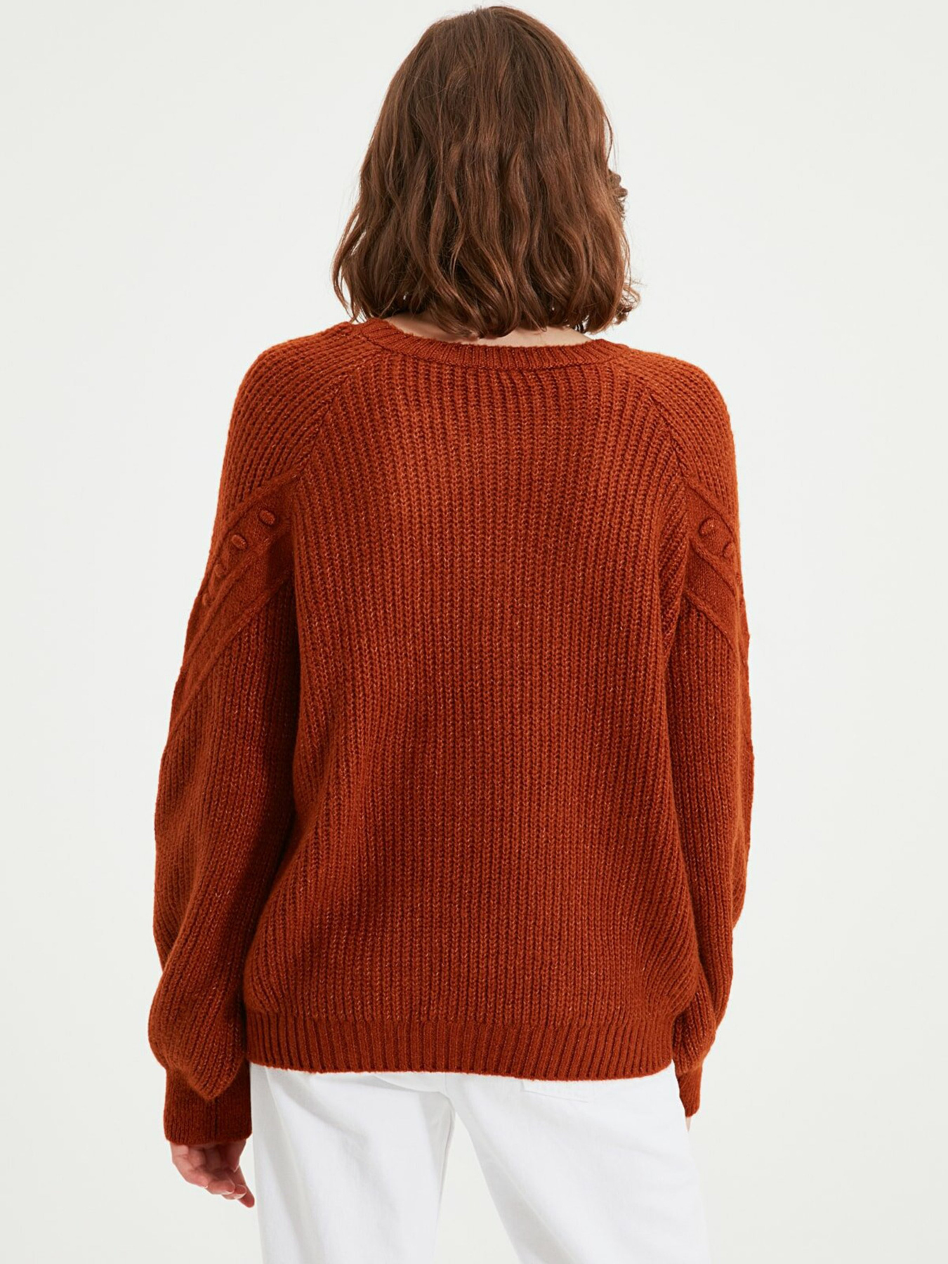 Джемпер Trendyol модель TWOAW22KZ0256/Kahverengi Фото