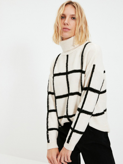 Джемпер Trendyol модель TWOAW22KZ0257/Ekru Фото