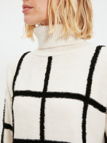 Джемпер Trendyol модель TWOAW22KZ0257/Ekru Джемпер Trendyol модель TWOAW22KZ0257/Ekru Фото