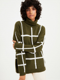 Джемпер Trendyol модель TWOAW22KZ0257/Haki Джемпер Trendyol модель TWOAW22KZ0257/Haki Фото