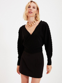 Джемпер Trendyol модель TWOAW22KZ0215/Siyah Фото