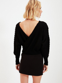 Джемпер Trendyol модель TWOAW22KZ0215/Siyah Фото