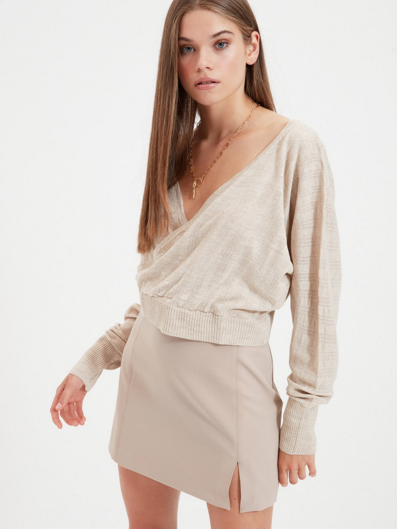 Джемпер Trendyol модель TWOAW22KZ0215/Tas Фото