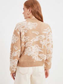 Джемпер Trendyol модель TWOAW22KZ0227/Ekru Джемпер Trendyol модель TWOAW22KZ0227/Ekru Фото