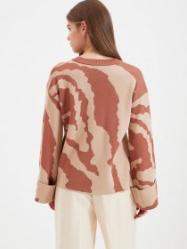 Джемпер Trendyol модель TWOAW22KZ0229/Camel Джемпер Trendyol модель TWOAW22KZ0229/Camel Фото