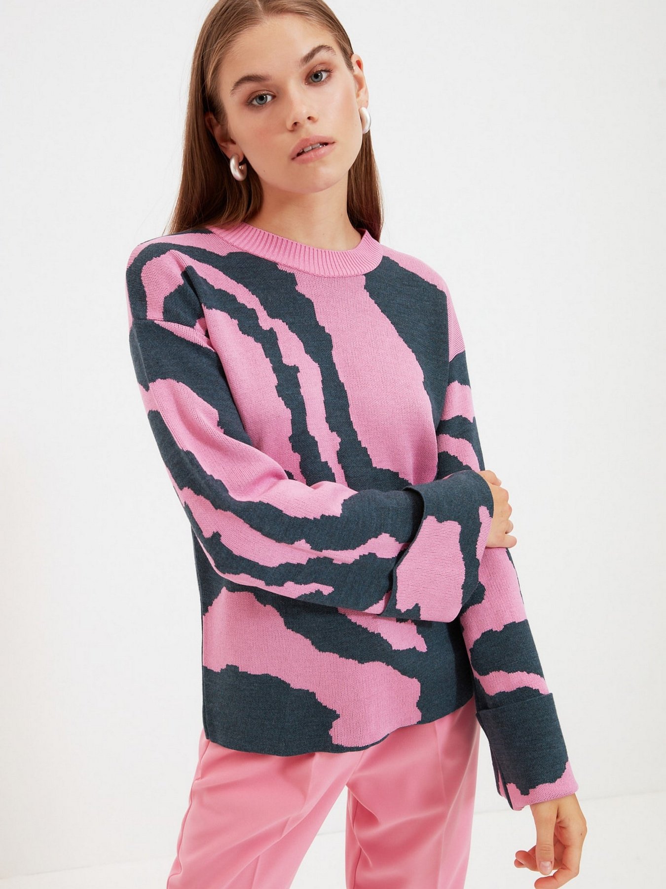 Джемпер Trendyol модель TWOAW22KZ0229/Pembe Фото