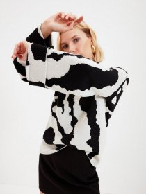 Джемпер Trendyol модель TWOAW22KZ0229/Siyah Джемпер Trendyol модель TWOAW22KZ0229/Siyah Фото