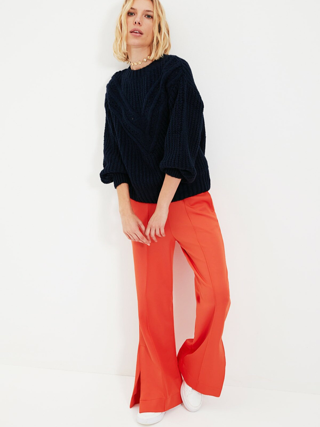 Джемпер Trendyol модель TWOAW22KZ0267/Lacivert Джемпер Trendyol модель TWOAW22KZ0267/Lacivert Фото