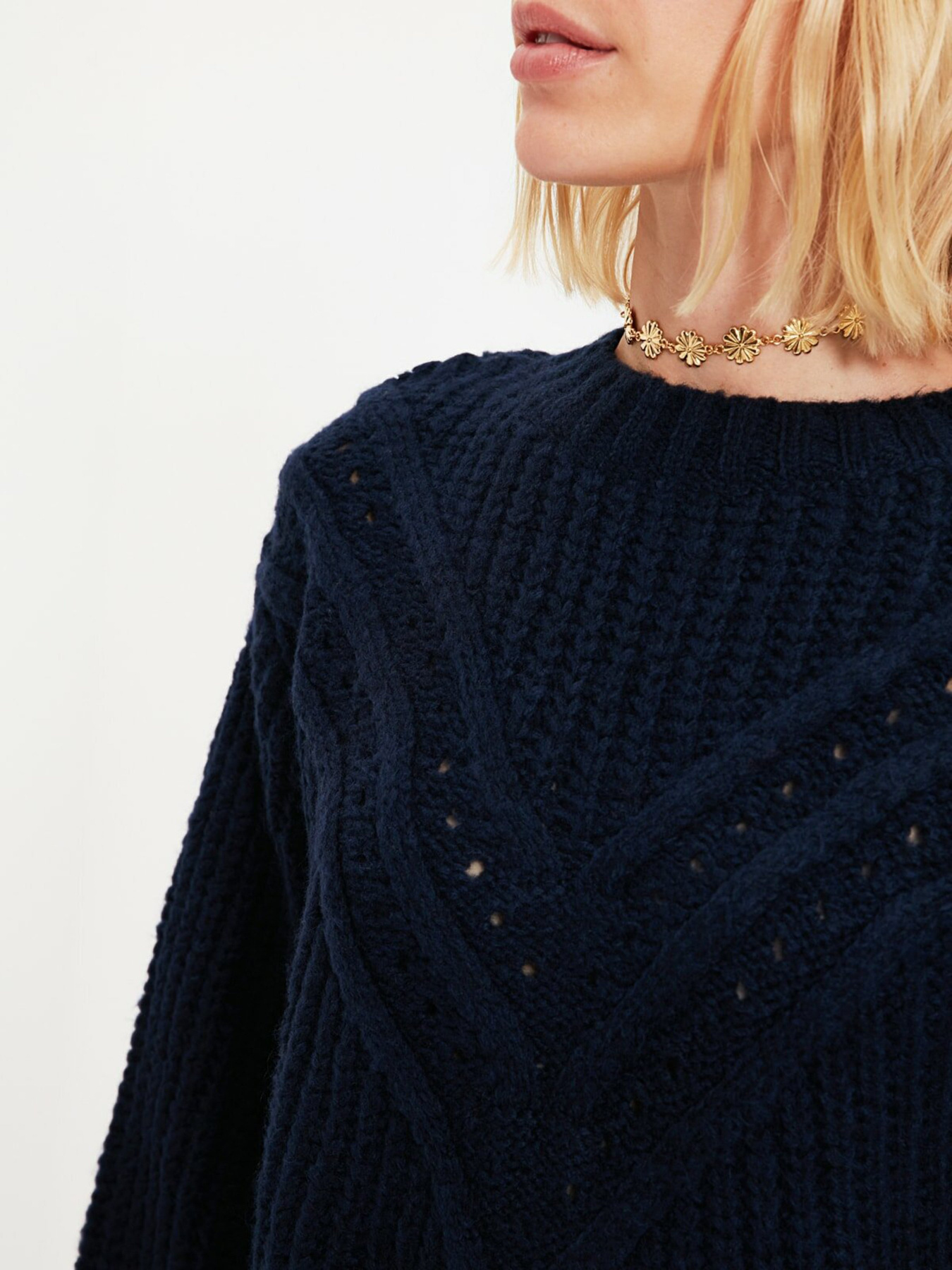 Джемпер Trendyol модель TWOAW22KZ0267/Lacivert Джемпер Trendyol модель TWOAW22KZ0267/Lacivert Фото