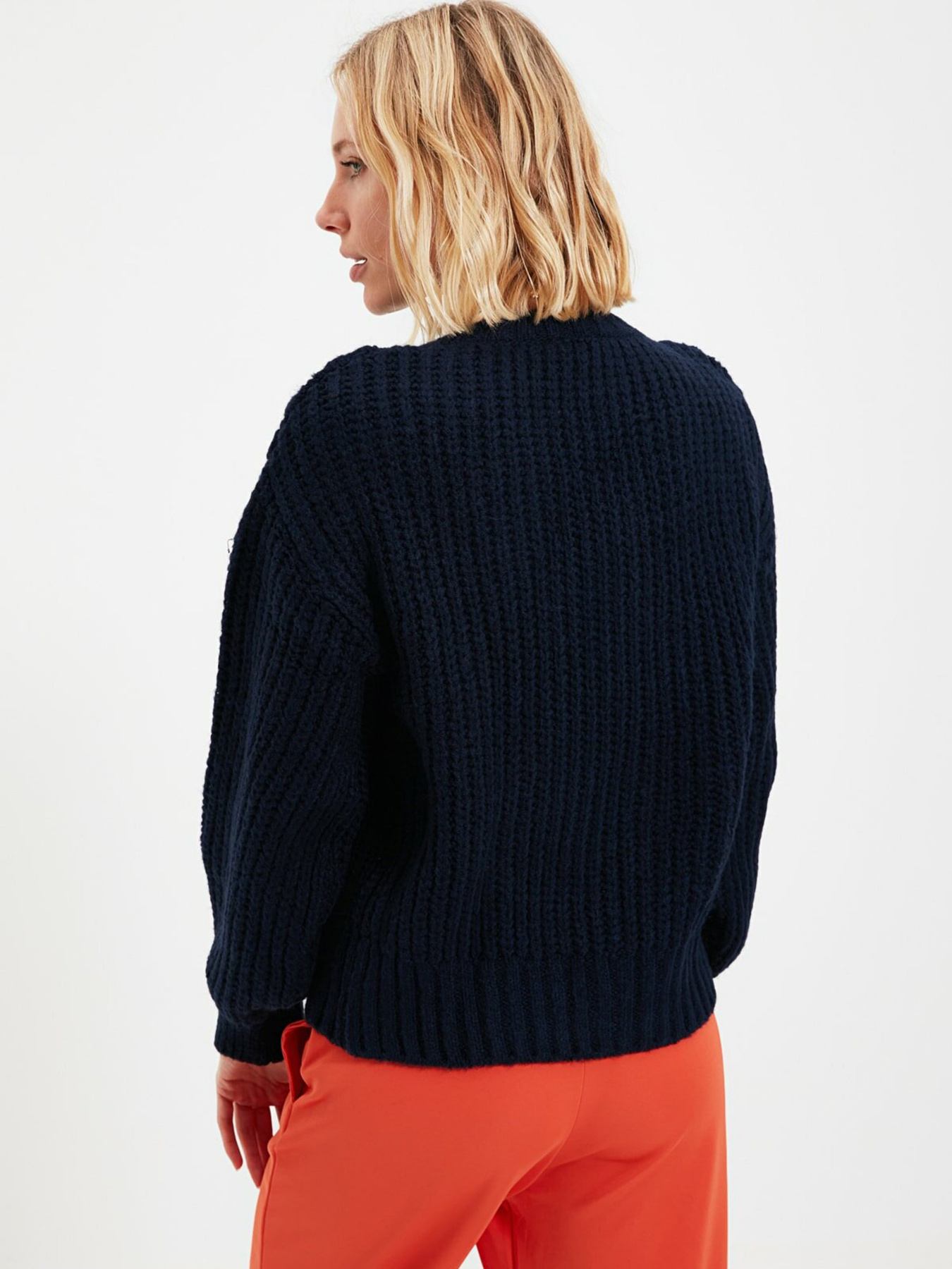 Джемпер Trendyol модель TWOAW22KZ0267/Lacivert Джемпер Trendyol модель TWOAW22KZ0267/Lacivert Фото