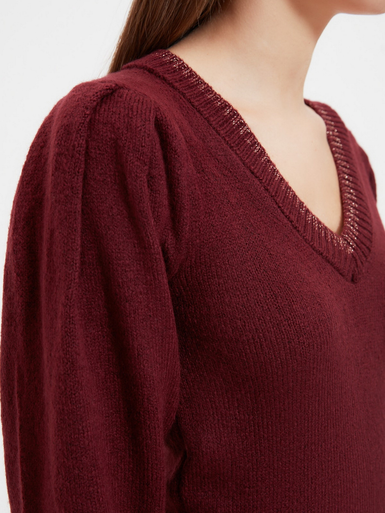 Джемпер Trendyol модель TWOAW22KZ0237/Bordo Джемпер Trendyol модель TWOAW22KZ0237/Bordo Фото