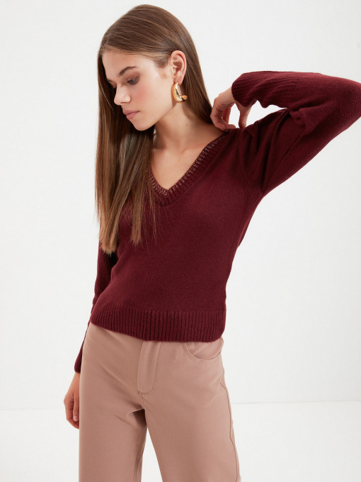 Джемпер Trendyol модель TWOAW22KZ0237/Bordo Фото