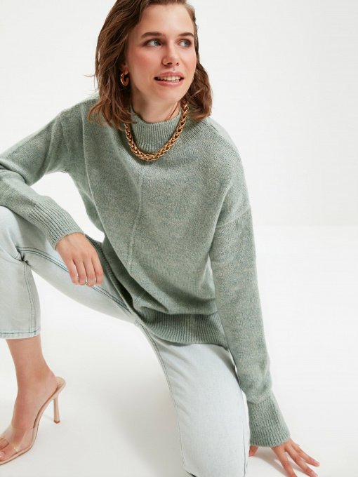 Джемпер Trendyol модель TWOAW22KZ0271/Mint Фото