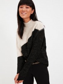 Джемпер Trendyol модель TWOAW22KZ0238/Ekru Джемпер Trendyol модель TWOAW22KZ0238/Ekru Фото