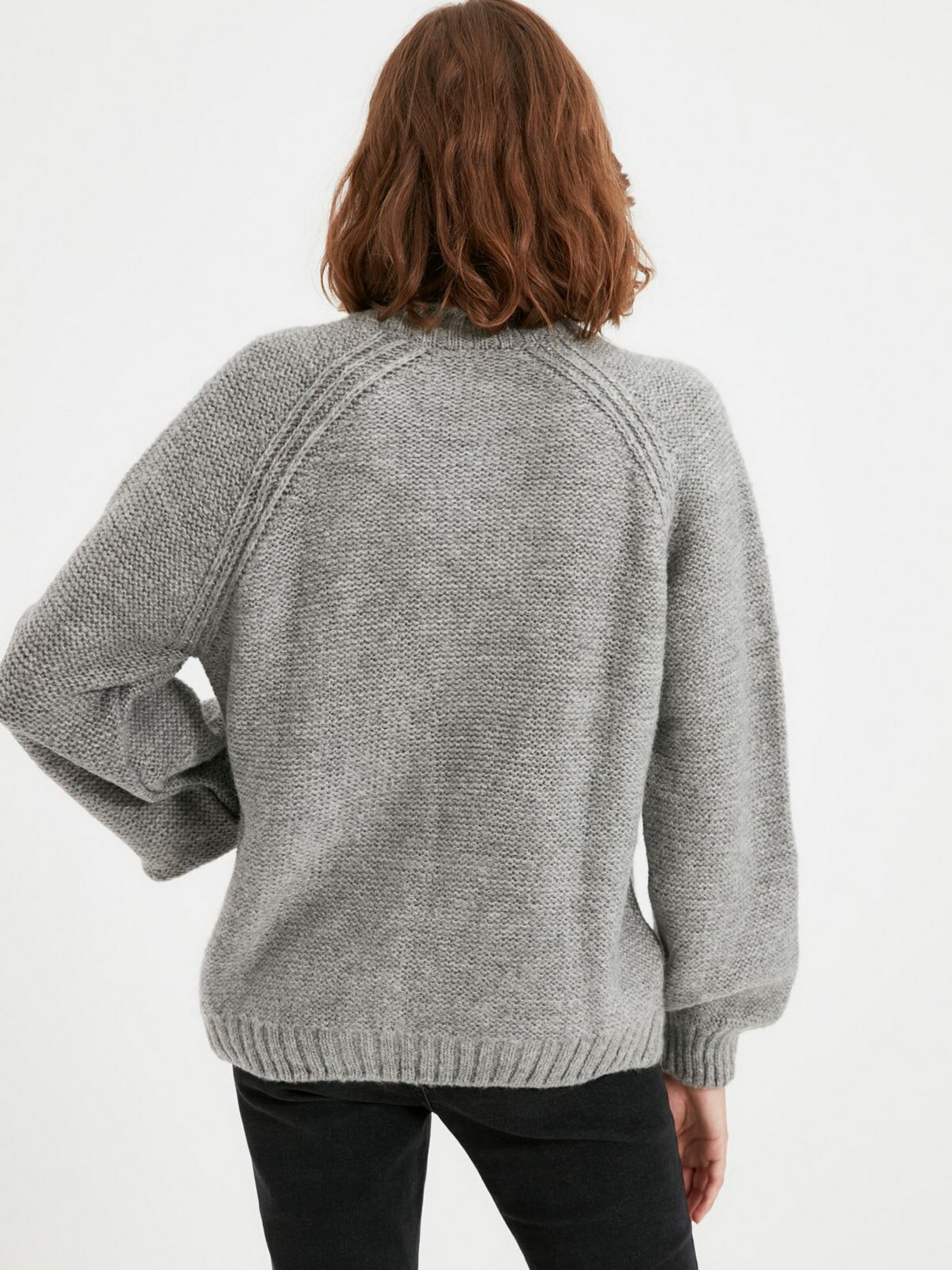 Джемпер Trendyol модель TWOAW22KZ0275/Gri Фото