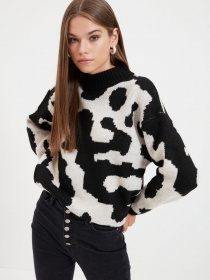 Джемпер Trendyol модель TWOAW22KZ0244/Siyah Джемпер Trendyol модель TWOAW22KZ0244/Siyah Фото