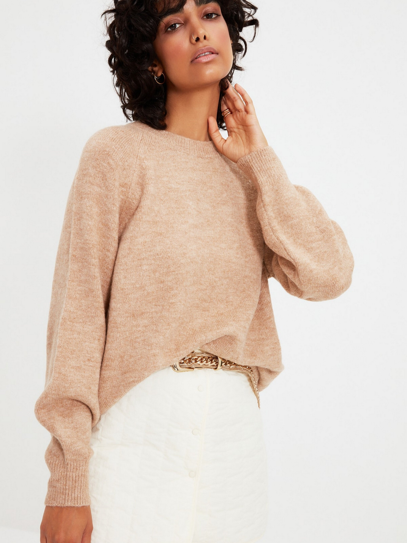 Джемпер Trendyol модель TWOAW22KZ0458/Camel Фото