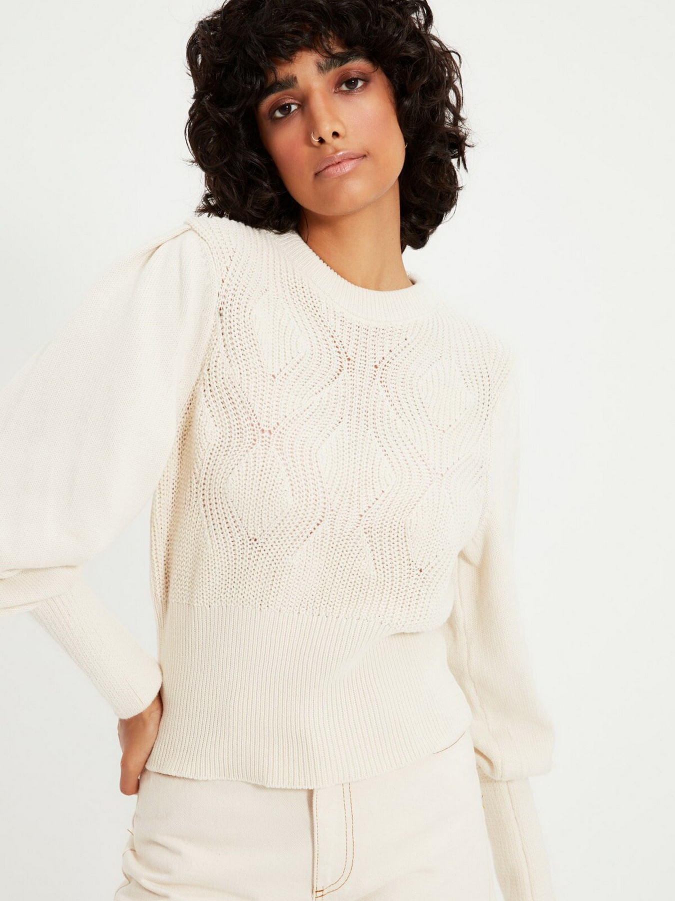 Джемпер Trendyol модель TWOAW22KZ0276/Ekru Фото