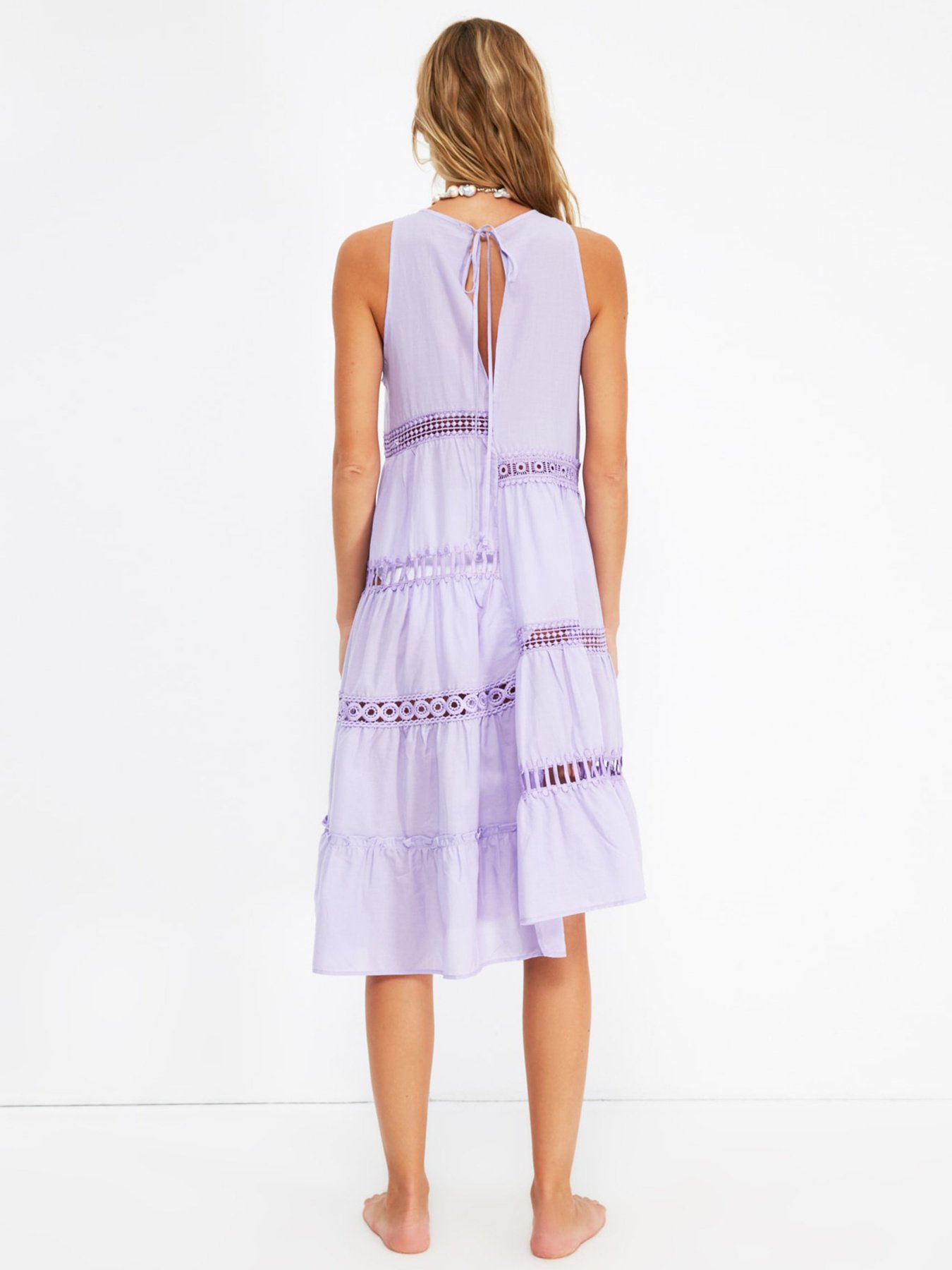 Платье миди Trendyol модель TBESS21EL3864/Lila Фото