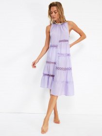 Платье миди Trendyol модель TBESS21EL3864/Lila Фото