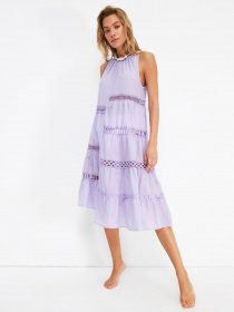 Платье миди Trendyol модель TBESS21EL3864/Lila Фото