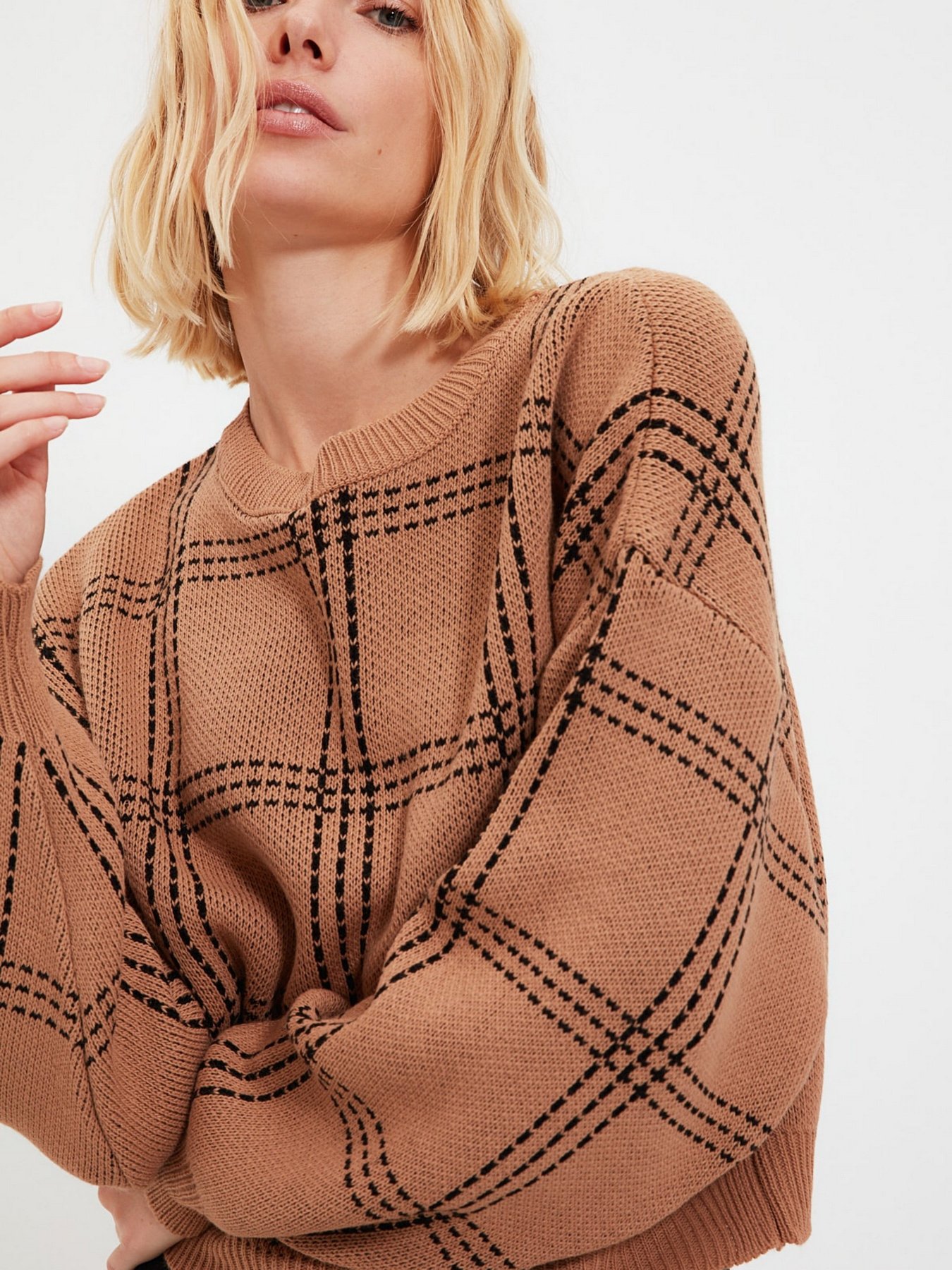 Джемпер Trendyol модель TWOAW22KZ0514/Camel Фото